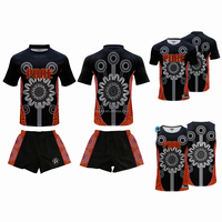 2025 maillots de Rugby autochtones australiens chemises uniformes personnalisés de Rugby Sevens League maillots de Rugby sublimés pour hommes