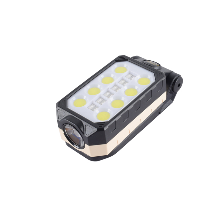 USB Rechargeable COB Work Light Portable LED Flashlight Adjustable Lantern T6 LED Multifunction Light With Magnet Hook