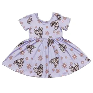 子供のための女の赤ちゃんの服のドレス半袖ドレスサマーブティック服卸売子供服