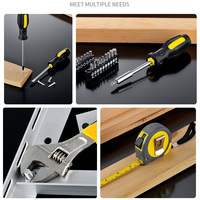88 pièces Kit complet d'outils pour véhicule Boîte à outils à domicile pour réparation automobile y compris marteau pince clé à douille Autres outils mécaniques