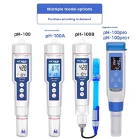Testeur de pH portable pour lichen, stylo pour mesurer l'acidité et l'alcalinité, détecteur de qualité de l'eau des aquariums et des eaux usées, solution standard
