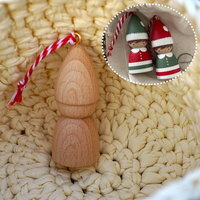 Poupées Marionnettes en Bois de Hêtre Naturel Non Peintes à Faire Soi-même pour Décoration et Artisanat – Vente en Gros