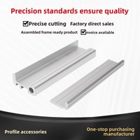 Meilleures ventes 2026 Support de profilé aluminium pour laminaire, Plaque de fixation 2020, Fixation 3030, Argent, Longueur 1m, Pour découpe et soudure de bureau