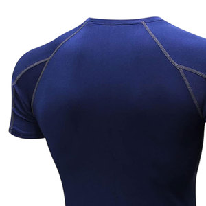 Latest Style Men's Rash Guard Lightweight Compression Shirts Elastic Quick Drying <b>Running</b> Fitness Short Sleeve Compression Shirt - Product Image 3