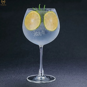 <span class=keywords><strong>Bicchiere</strong></span> di vino grande fatto a mano Paunch vetro bordeaux, cocktail/vino rosso/<span class=keywords><strong>bicchiere</strong></span> Tonicglass Gin tazza con logo personalizzato - Product Image 5