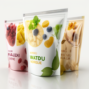 Tùy chỉnh in tái sử dụng nhựa nhiệt niêm phong mini Ziplock baggies đứng lên túi bao bì ba chiều - Product Image 3