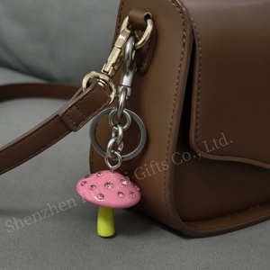 Wholesale Bulk Metal Keychains High Quality Metal Women Girl <b>Bag</b> Charms New Style 3D Dice Car Keychain <b>Bag</b> Accessories - Product Image 5