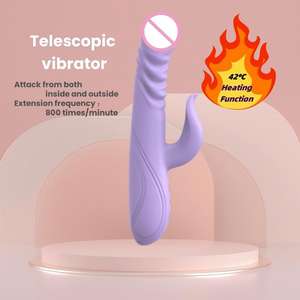 महिलाओं के लिए सेक्स खिलौना बॉक्स टेलीस्कोपिक डिल्डो वाइब्रेटर यूएसबी रिचार्जेबल वाटरप्रूफ <span class=keywords><strong>10</strong></span> आवृत्तियों - Product Image 3