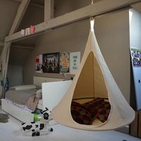 Portable 900D Oxford Hamac Pod Tente Cadre En Acier Inoxydable Suspendu Balançoire Chaise pour Pique-Nique Jardin Camping Cour Utilisation En Plein Air