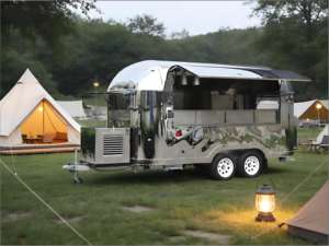 Remolque de Comida Israelí para Desayunos con Estación para Shakshuka y Freidora de Falafel para Huevos Poché en Salsa de Tomate y Bolas de Garbanzos - Product Image 2