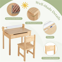 Table de jeu sensoriel pour tout-petits en bois massif au design moderne, ensemble de meubles d'activités pour enfants pour le salon