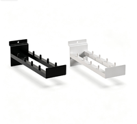 Support mural en métal pour 5 raquettes de tennis de table, présentoir de rangement pour raquettes de ping-pong pour magasins de détail et sites sportifs