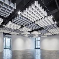 Panneaux Acoustiques Décoratifs Suspendus en Feutre PET Artistique pour Plafonds, Isolation Phonique, Prix de Gros pour Salles de Réunion Haut de Gamme