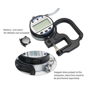 Ketebalan Digital Gauge12.7/25.4mm 0.01mm meteran ketebalan inci/metrik, cocok untuk kertas/Film/kulit/ketebalan kawat - Product Image 3