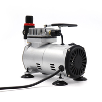 Compresseur d'aérographe TC-20B 1/6HP, pompe à air à piston sans huile, sans aérographe, pour la peinture artistique, le tatouage, la modélisation