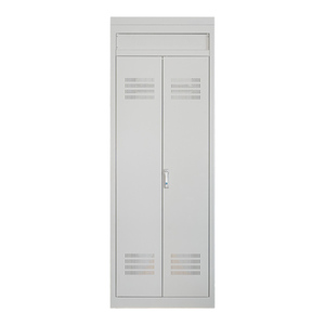 47U Industrial Power Network Cabinet Server Rack Intelligent Distribution <b>Control</b> Panel Screen Enclosure SPCC Steel Light Grey - Product Image 1