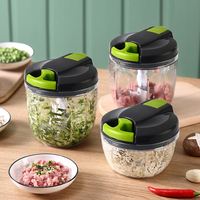 Knoflook Groentepers Handmatige Voedselverwerker Veggie Dunschiller Zachte Handgreep Stamper Hand Gehouden Vleesmolen Crusher Slicer Ui Chopper