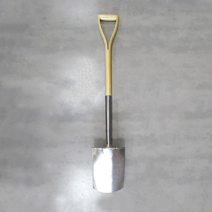 Pelle de jardin multifonctionnelle en acier inoxydable de haute qualité pour l'extérieur, avec manche en bois – Outil de jardinage - Product Image 5