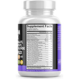 Complément alimentaire pour adultes OEM, complexe <span class=keywords><strong>de</strong></span> magnésium en capsules : glycinate, citrate, malate, oxyde, taurate, aspartate, <span class=keywords><strong>orotate</strong></span>, <span class=keywords><strong>zinc</strong></span>, cuivre, immunité - Product Image 2