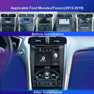 Máy Phát Video Đa Phương Tiện Đài Phát Thanh Android Màn Hình Đứng 12.1 Inch Thiết Bị Định Vị GPS Cho Ford Mondeo Fusion <span class=keywords><strong>MK5</strong></span> 4G + 64G TPMS - Product Image 3