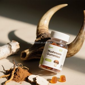 OEM/ODM Nootropic suplemen otak singa Mane Ashwagandha menghilangkan stres jamur Gummies - Product Image 3