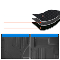 Tapetes para Piso para Todo Clima PROBOX RHD HYBRID, Material TPE, Accesorios para Maletero con Diseño Cyberpunk, Compatibles con Modelos de Automóviles