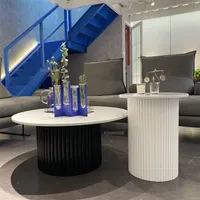Table basse en marbre, table à thé ronde, mobilier de salon, fabricant, vente en gros, OEM, ODM, taille personnalisée, commande en gros