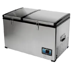 BCD80 Alpicool 80L大容量汽车冰箱冰箱12v压缩机汽车冷却器便携式两用汽车冰箱