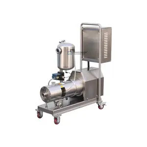 Mobile three-stage homogeneous mixing emulsification pump Food grade High Speed Mixing Homogeneous Shear Pump