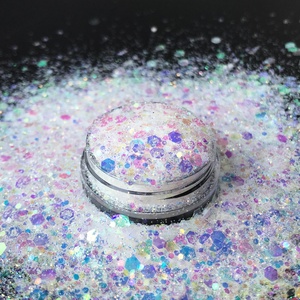 Brillo Iridiscente Rosa a Granel, Brillo de Poliéster para Decoración de Uñas y Regalos <span class=keywords><strong>en</strong></span> <span class=keywords><strong>Navidad</strong></span> - Product Image 5