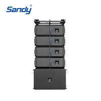 Système de sonorisation Line Array professionnel Sandy G10 avec deux haut-parleurs de 10 pouces et caisson de basses