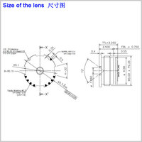 Objectif M5 EFL 2,45 mm grand angle FOV 72 pour capteur 1/5 pouce HD 5MP, objectif sténopé à corps mince TTL court 8*8 mm avec support pour téléphone portable