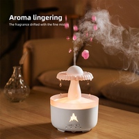 Diffuseur d'huiles essentielles IMYCOO, nouveau diffuseur d'arômes en forme de champignon, humidificateur nuage de pluie, logo personnalisé, diffuseur d'arômes de gouttes de pluie pour la maison