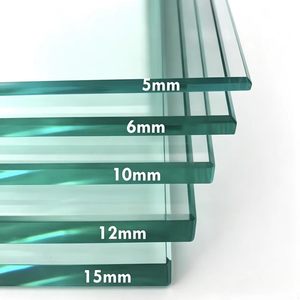 Lastra di <span class=keywords><strong>Vetro</strong></span> Piatto Trasparente su Misura, Spessori Multipli, per Finestre, Porte, Mobili, Pannelli, <span class=keywords><strong>Vetro</strong></span> Temperato di Sicurezza - Product Image 6