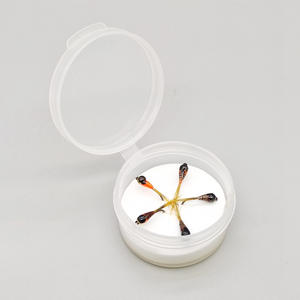 Tête de perle en laiton époxy perdigon nymphes sans barbe mouche faisan queue naufrage rapide Euro <span class=keywords><strong>nymphe</strong></span> mouche <span class=keywords><strong>truite</strong></span> WY200 leurres de pêche appâts - Product Image 6