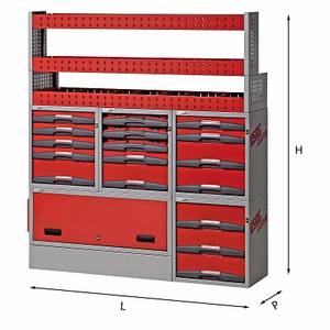 Équipements pour fourgonnettes MATRIX, assortiments, Usag 5006 E10 - Product Image 1