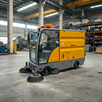 Balayeuse de voirie électrique ZMT E-73 G40 avec moteur et canon à brouillard, bac à déchets de 240 L pour utilisation dans les mines et les carrières