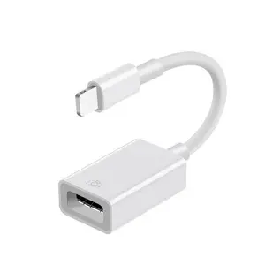 For Apple USB Flash Drive Adapter Keyboard Mouse Audio OTG Converter Cable 8pin Iso To The USB 3.0 IPhone Iso System