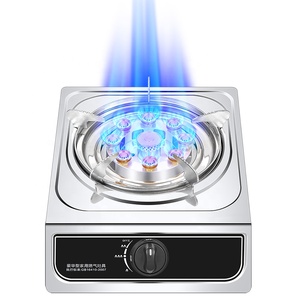 Estufa de Gas de 1 Quemador de nueve boquillas Diseño de ahorro de espacio de acero inoxidable con perillas de seguridad y cocina de Gas portátil de Encendido automático - Product Image 3