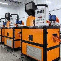 Mini granulateur de câbles en cuivre 400, machine de granulation compacte professionnelle pour le recyclage des câbles en cuivre
