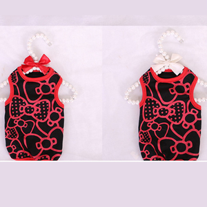 Оптовая продажа, дизайнерские вешалки для одежды собак с бантом, жемчужные вешалки для собак - Product Image 6