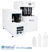 Machine de soufflage de bouteilles semi-automatique pour bouteilles en polystyrène soufflées par étirage