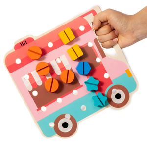 Vite a forma di giocattolo in corrispondenza del <span class=keywords><strong>gioco</strong></span> Montessori che assemblano i dadi a vite educazione precoce occhio di mano giocattoli di coordinazione - Product Image 2