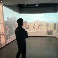 Système de tir interactif immersif en réalité augmentée pour 4 joueurs, machine de jeu de tir au laser commerciale pour centre commercial