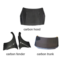 Capot avant en fibre de carbone sèche de style OEM personnalisé pour Nissan GTR35 2024, kit carrosserie en fibre de carbone pour capot moteur et ailes