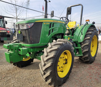 Tracteur agricole d'occasion John Deere 5E-1004 en Turquie, tracteurs agricoles 4x4 avec charrue, chargeur frontal