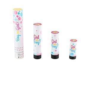 Personnalisé rose bleu bébé douche décoration fumée sexe révéler canon sexe révéler bombes fumigènes - Product Image 2