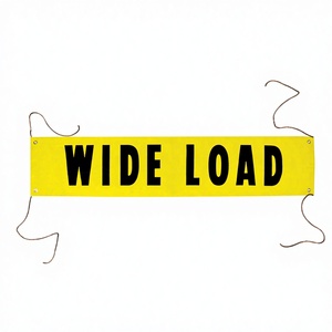 Panneau de signalisation de charge large en PVC résistant aux UV, approuvé FMCSA 393.87, grade 4, 12x72/18x84/18x96 pouces - Product Image 1