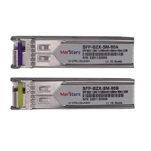 Oem Custom Capacity Akzeptieren Sie bidirektion ale 160km sfp WDM Single Mode 1490 1550 1G sfp Modul Optischer Transceiver