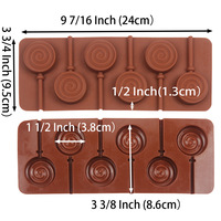 Moule à sucettes en silicone simple, résistant à la chaleur, écologique, réglable et personnalisable, pour bonbons et chocolats pour enfants, directement de l'usine